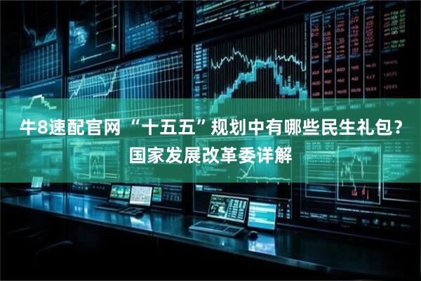 牛8速配官网 “十五五”规划中有哪些民生礼包？国家发展改革委详解